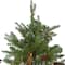 7.5ft. Pre-Lit Real Touch™️ Mixed Winter Berry Pine Artificial Christmas Tree, Clear Lights